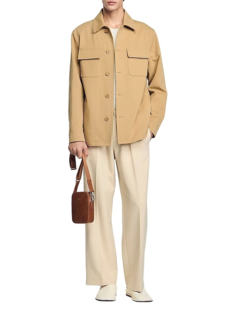 Oversized Shirt with Pockets