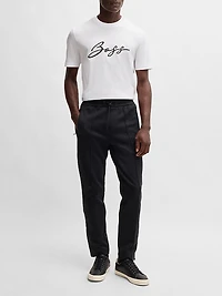 Regular-Fit Tracksuit Bottoms Mercerized Cotton