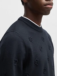 Wool Sweater with Double B Monograms