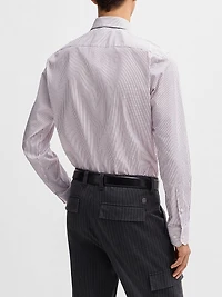 Regular-Fit Shirt Easy-Iron Stretch Cotton