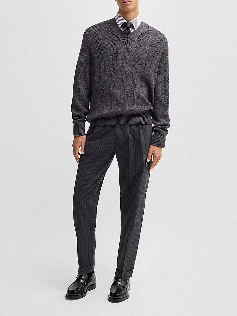 Regular-Fit Shirt Easy-Iron Stretch Cotton