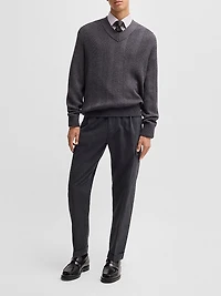 Regular-Fit Shirt Easy-Iron Stretch Cotton