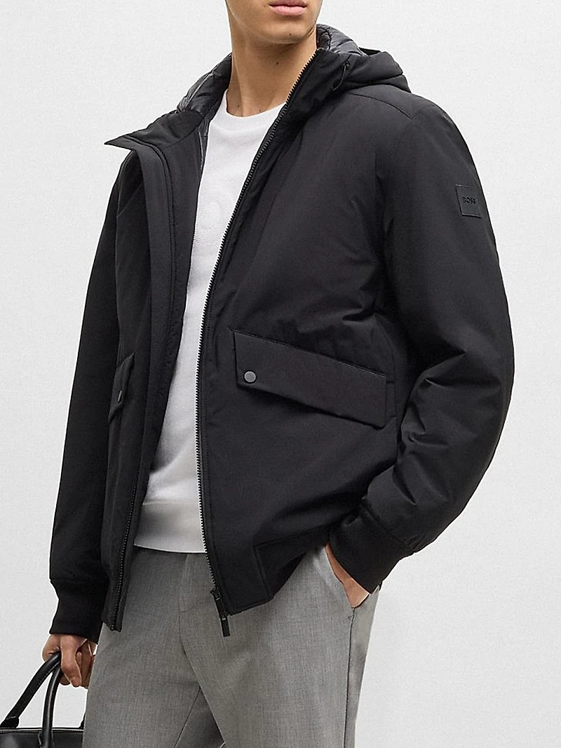 Cotton-Terry Sweatshirt with Logo Detail