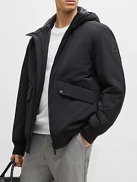 Cotton-Terry Sweatshirt with Logo Detail