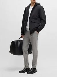 Cotton-Terry Sweatshirt with Logo Detail