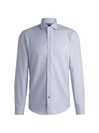 Casual-Fit Shirt Patterned Cotton