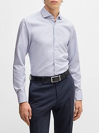 Casual-Fit Shirt Patterned Cotton