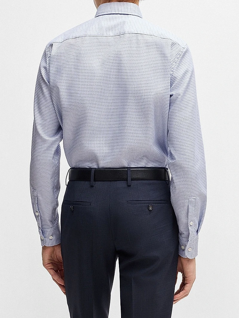 Casual-Fit Shirt Patterned Cotton