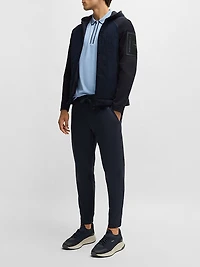 Knitted Jacket with Padded Front