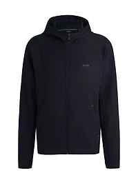 Active Stretch Zip-Up Hoodie with Moisture Management