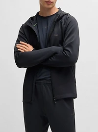Active Stretch Zip-Up Hoodie with Moisture Management
