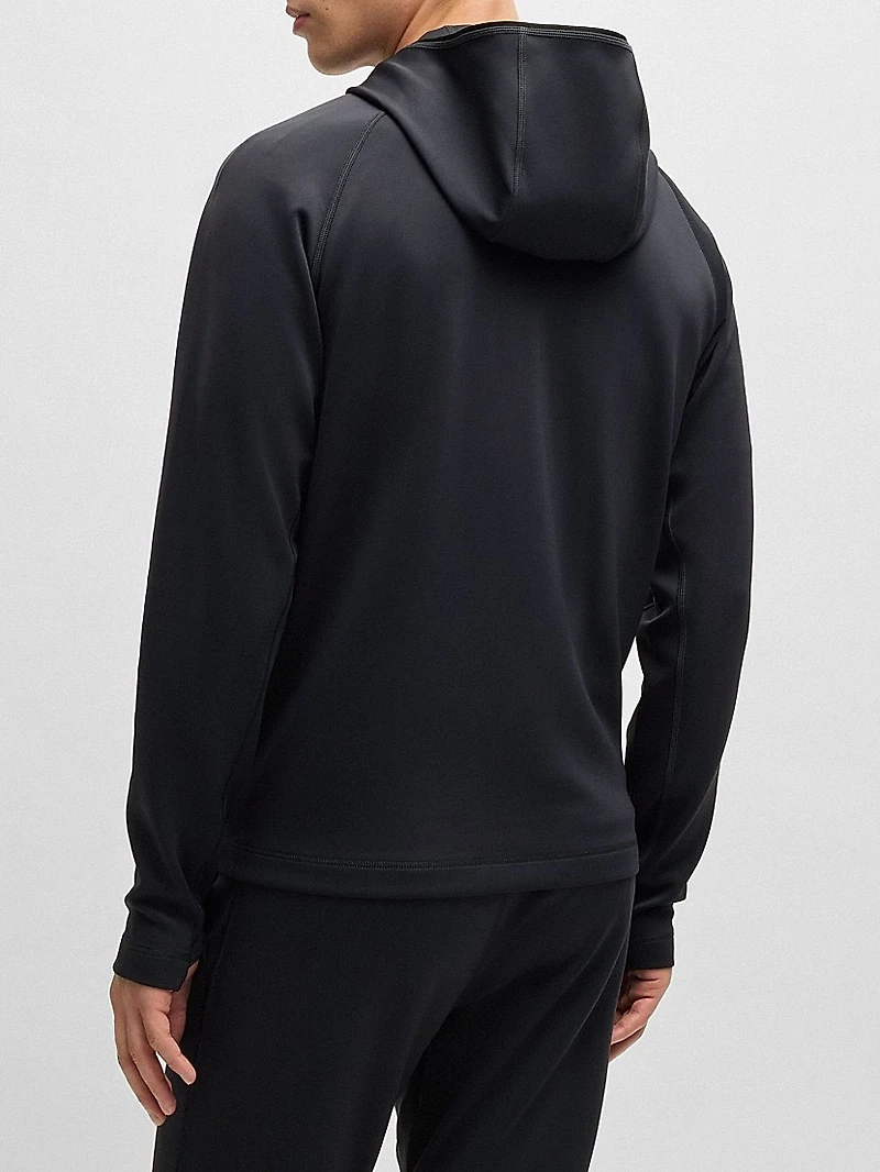 Active Stretch Zip-Up Hoodie with Moisture Management