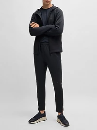 Active Stretch Zip-Up Hoodie with Moisture Management