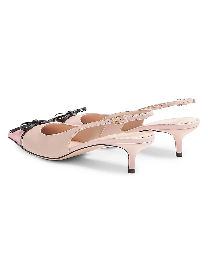Bepointy Slingback Pumps Kidskin 45MM