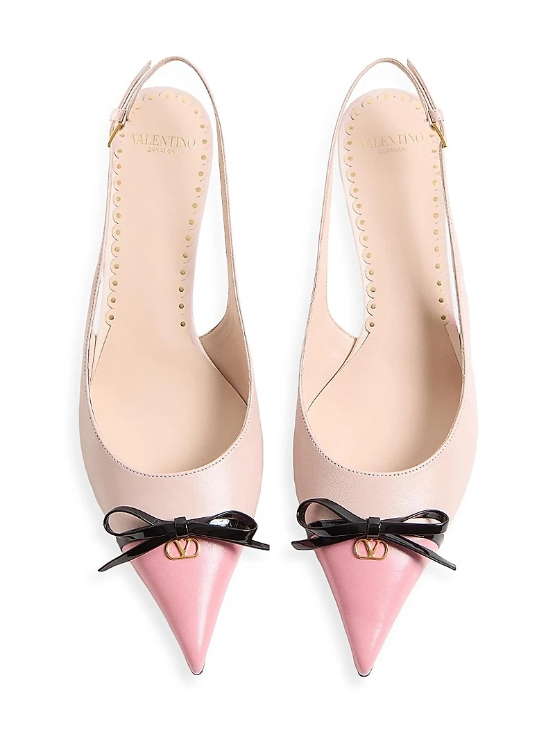 Bepointy Slingback Pumps Kidskin 45MM