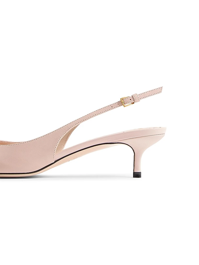 Bepointy Slingback Pumps Kidskin 45MM