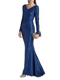 Draped Jersey Gown