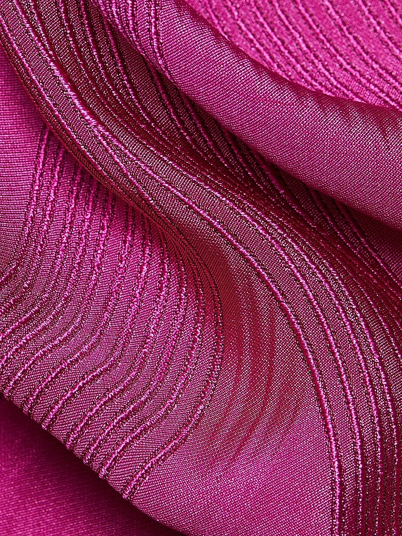 Draped Sleeveless Gown