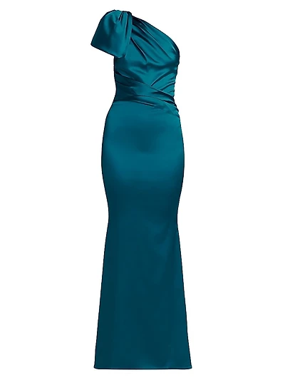 One-Shoulder Mermaid Gown