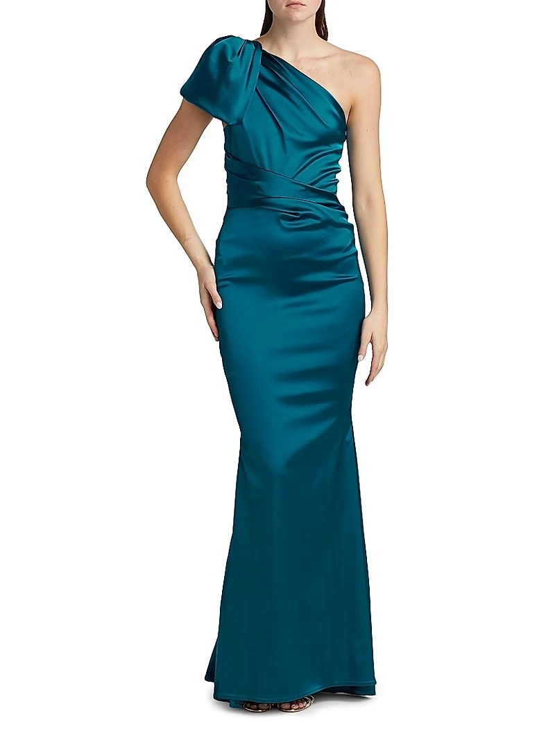 One-Shoulder Mermaid Gown
