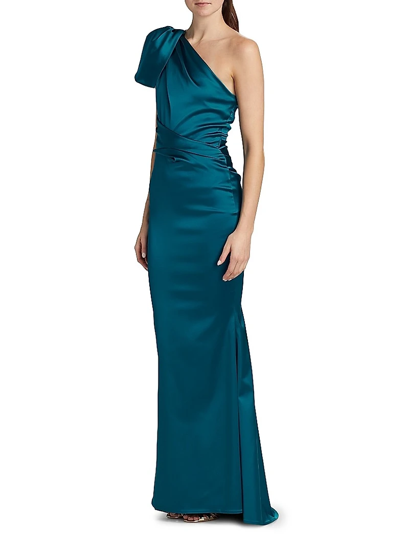 One-Shoulder Mermaid Gown