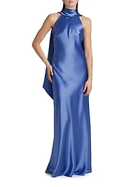 Halterneck Slip Gown