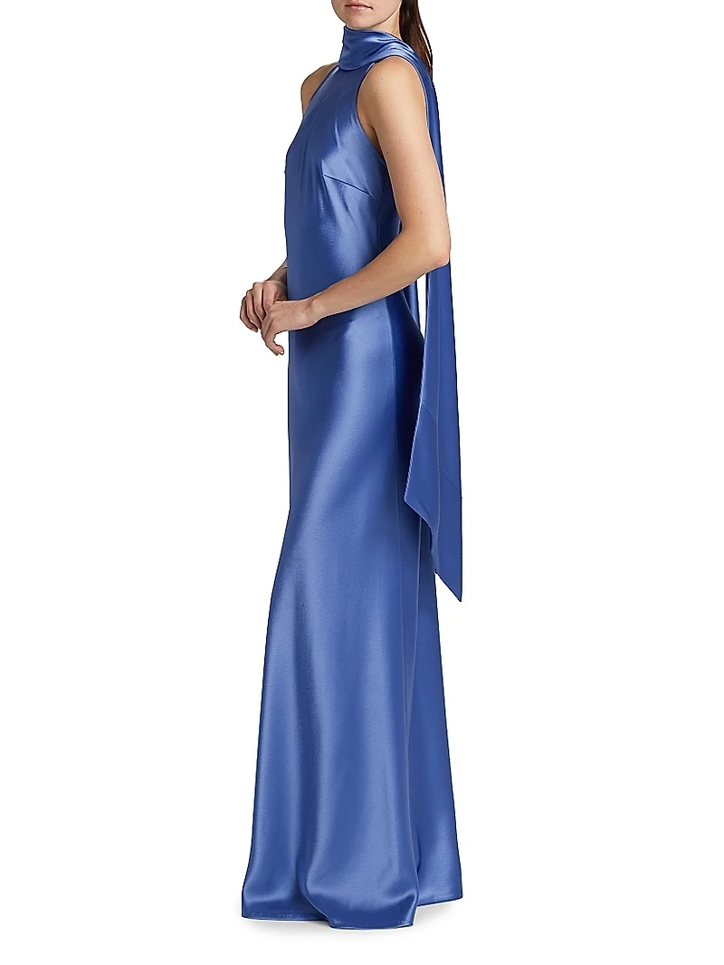 Halterneck Slip Gown