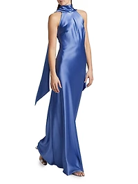 Halterneck Slip Gown