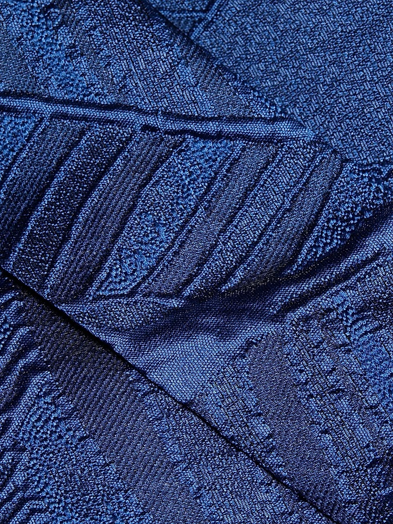 Jacquard A-Line Gown