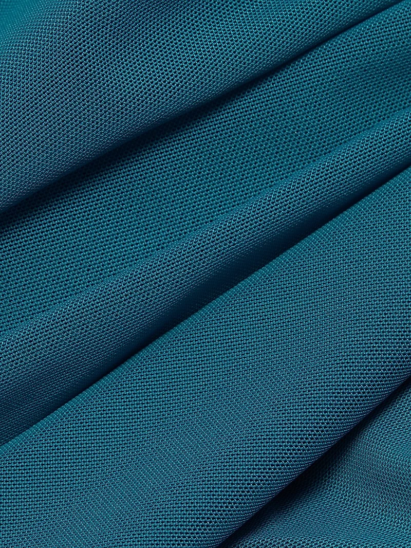 Off-The-Shoulder Capelet Gown