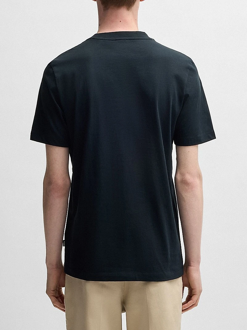 Cotton-Jersey Regular-Fit T-Shirt with Script Logo