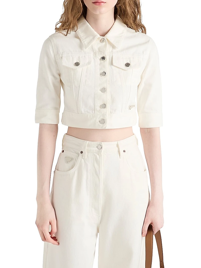 Cropped Denim Jacket