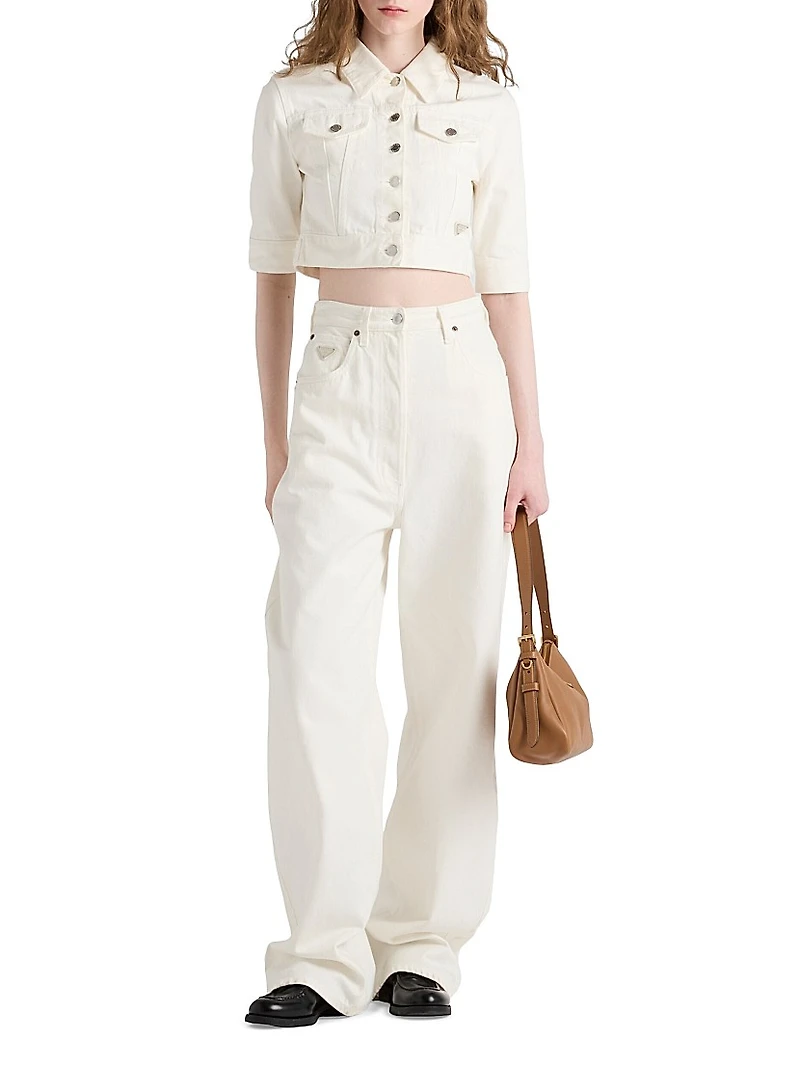 Cropped Denim Jacket