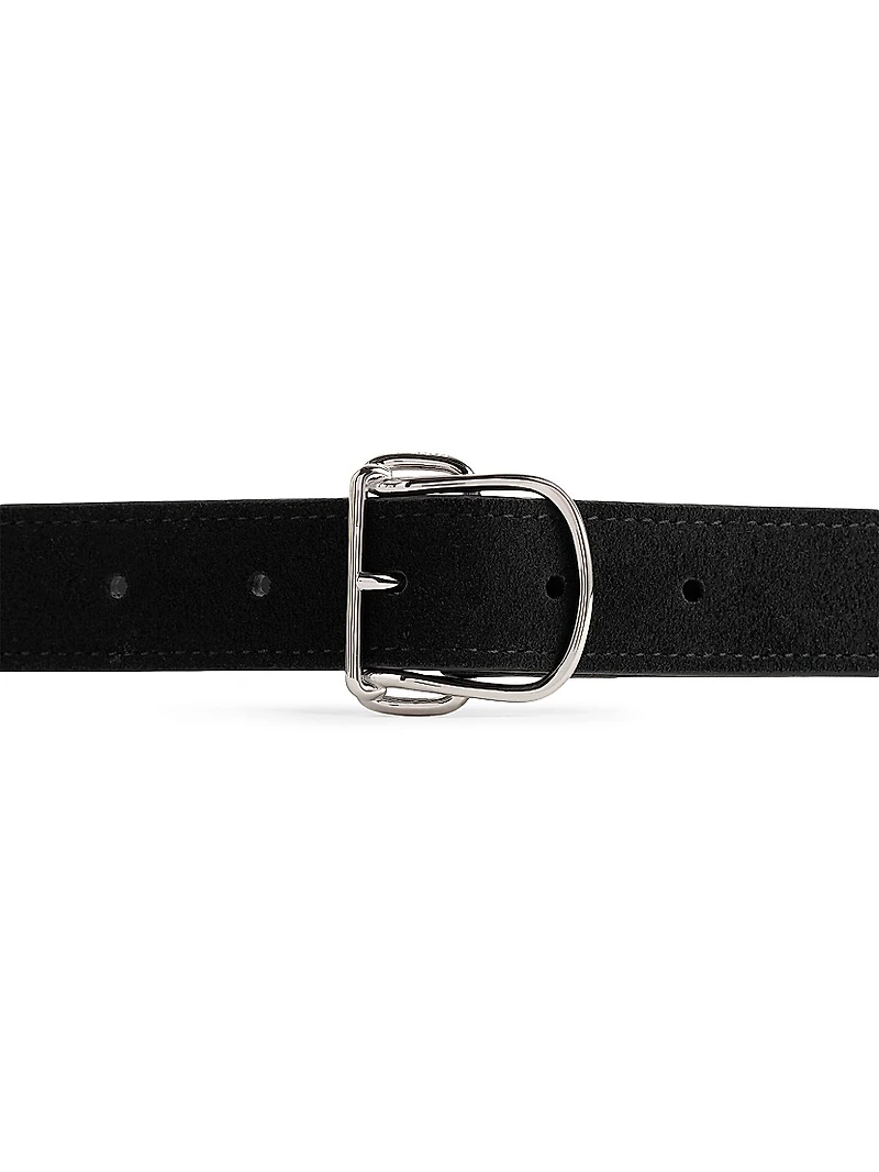 Swirl Suede Belt