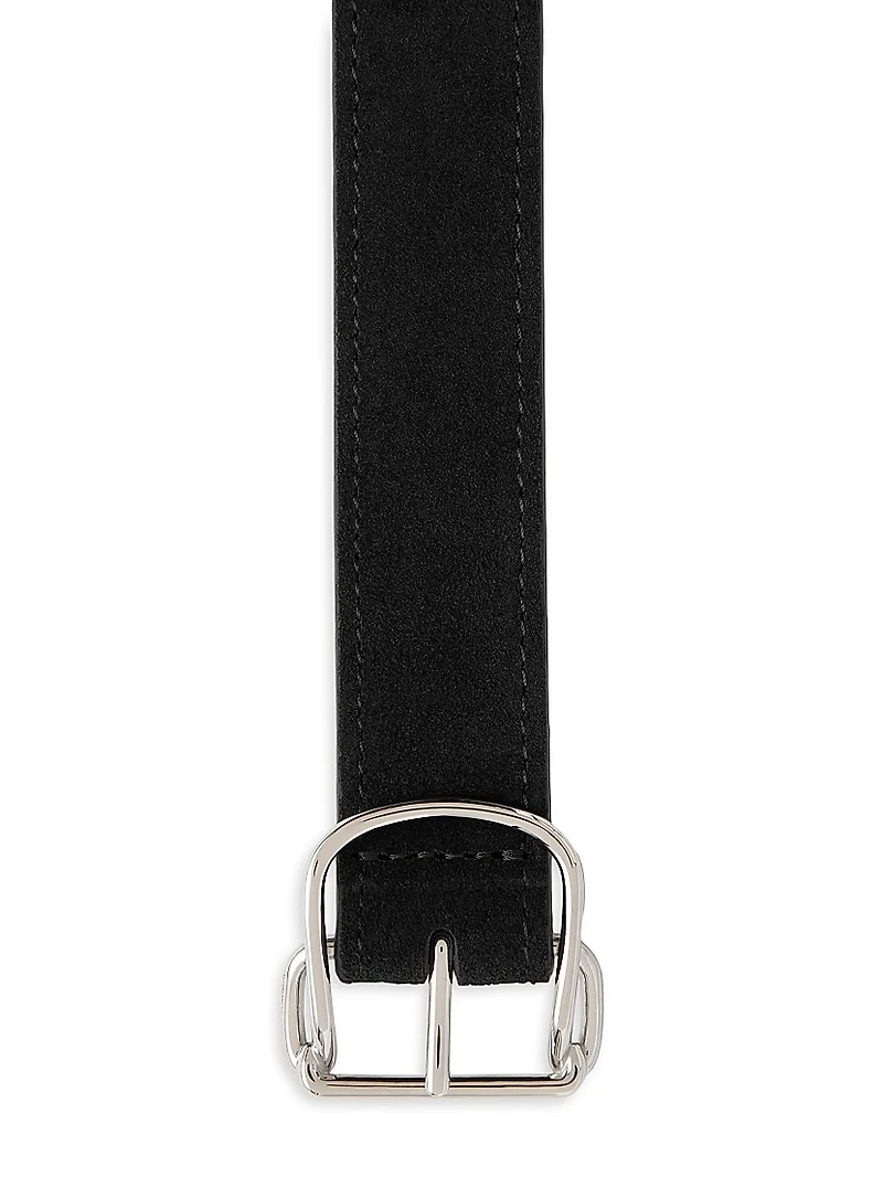 Swirl Suede Belt