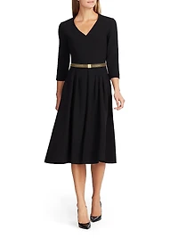 Lizard-Embossed Belt