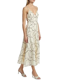 Wyeth Geo-Print Midi-Dress