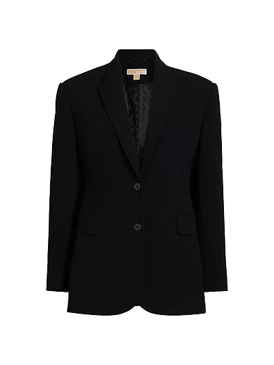 Wide Shoulder Fit Blazer