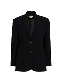 Wide Shoulder Fit Blazer