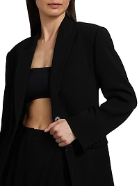 Wide Shoulder Fit Blazer