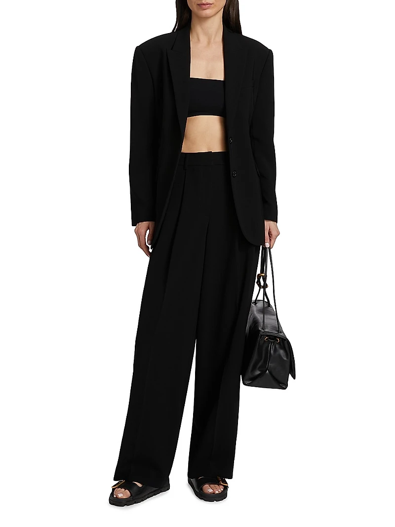 Wide Shoulder Fit Blazer