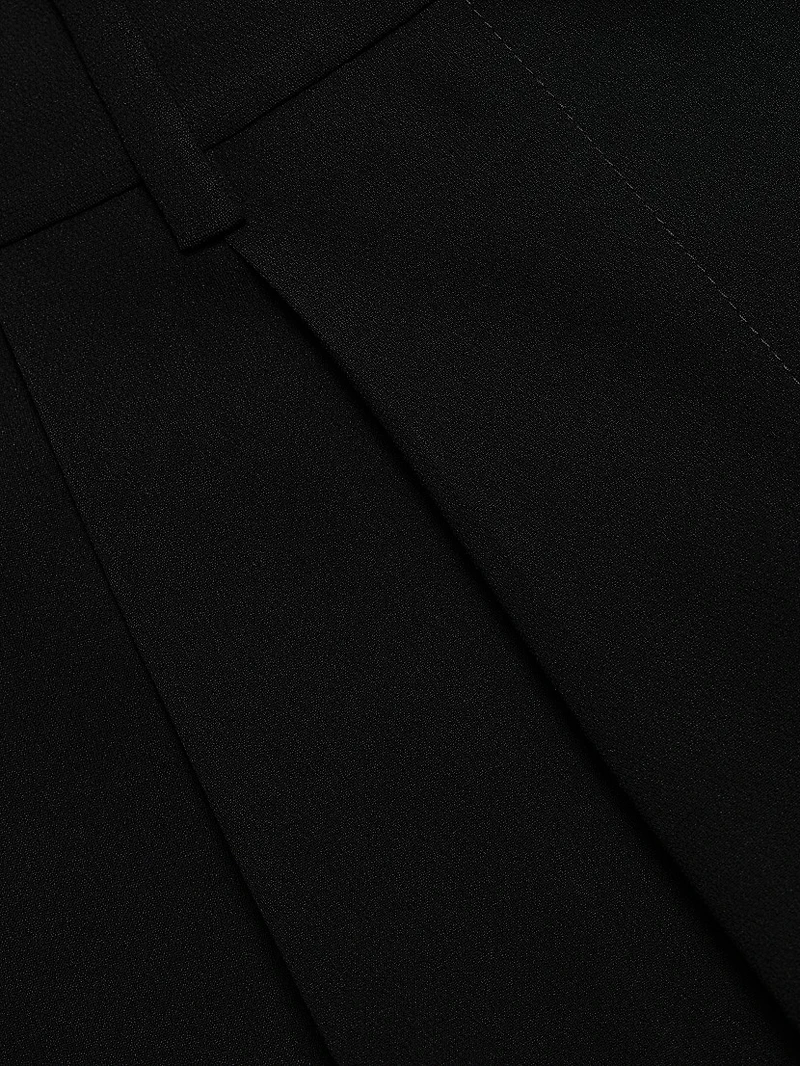 Pleated Wide-Leg Pants