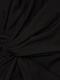 Twist Off-the-Shoulder Midi-Dress