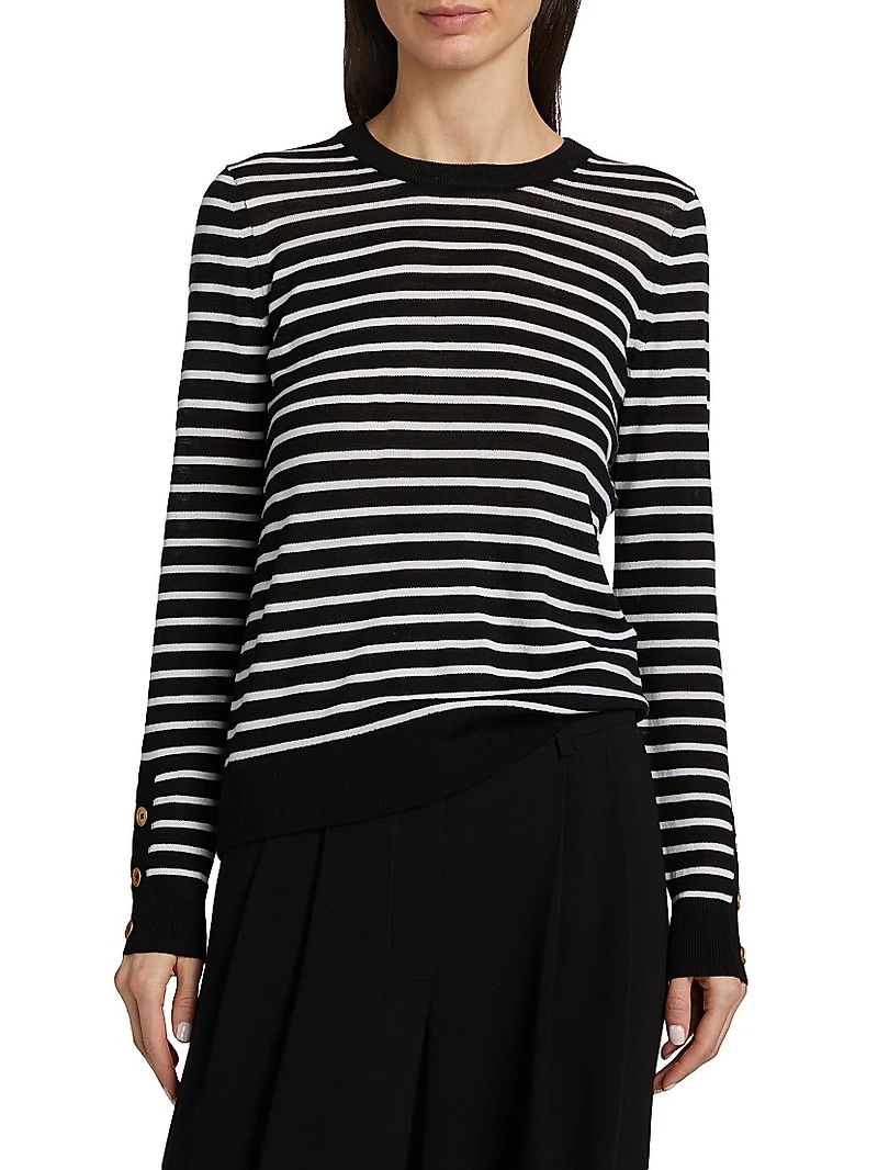 Striped Merino Wool Sweater