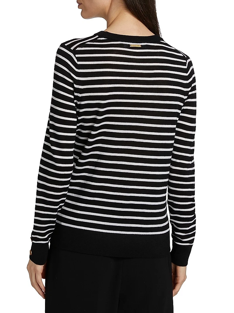 Striped Merino Wool Sweater