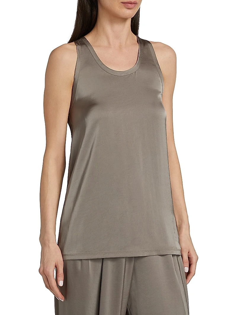 Satin Tank Top