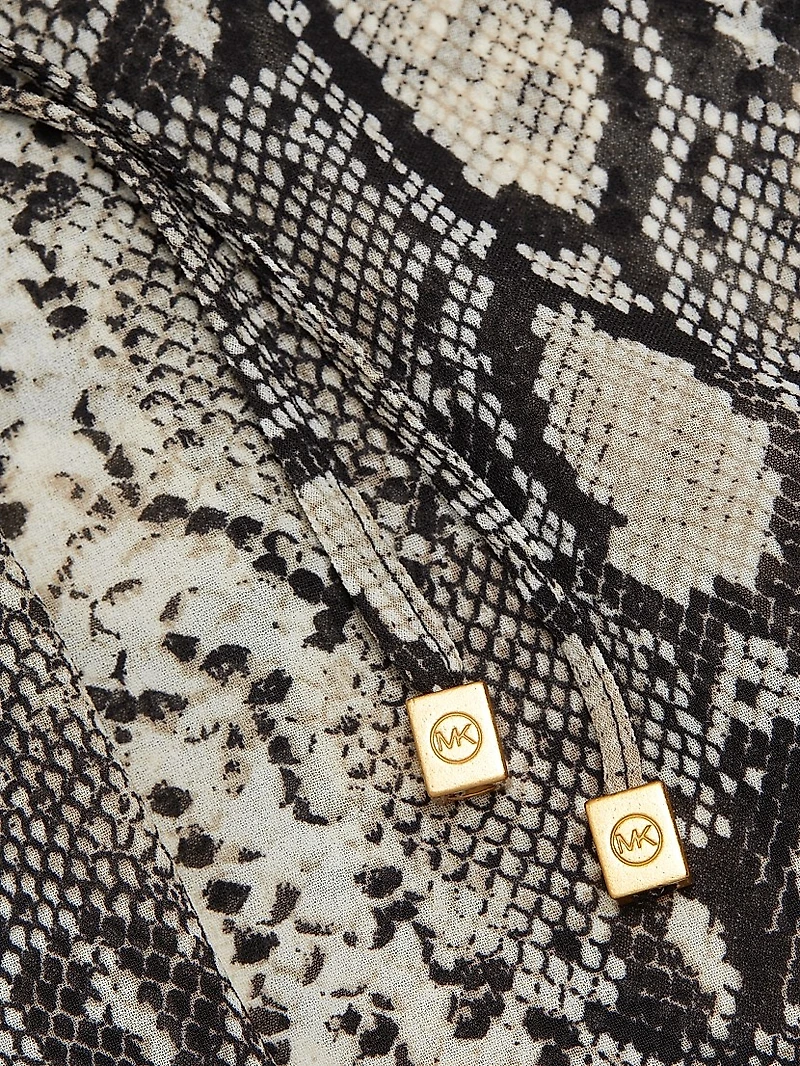 Snake V-Neck Blouse