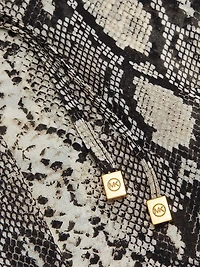 Snake V-Neck Blouse