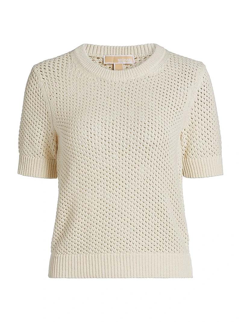 Mesh Knit Boxy Top