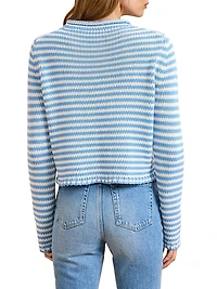 Fine Stripe Mini Marina Sweater